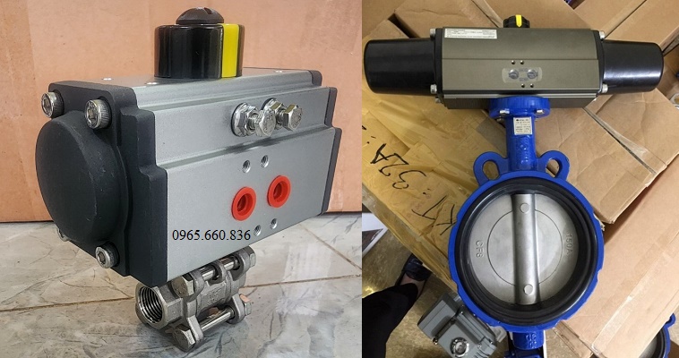 Đầu khí tác động đơn và tác động kép.