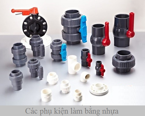 Ứng dụng nhựa, phụ kiện nhựa.
