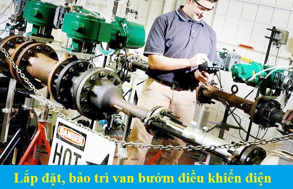 Cách lắp đặt bảo trì van bướm điều khiển điện.