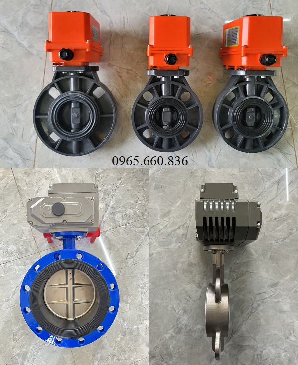 Đại lý phân phối van bướm điều khiển điện.