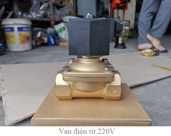 Van điện từ đồng 220v.