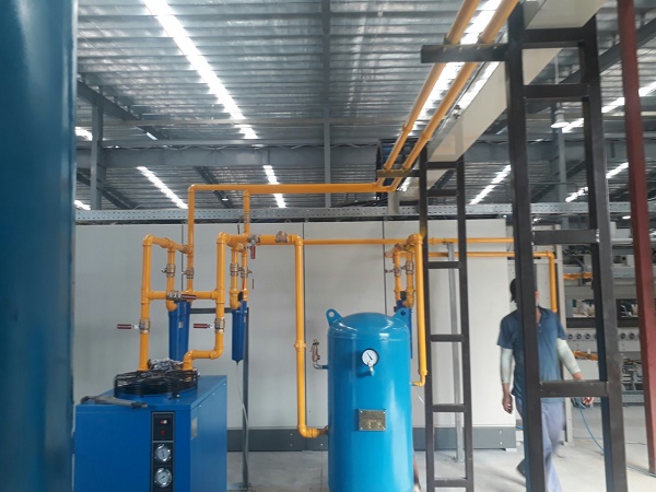 Cấu trúc hệ thống khí nén.