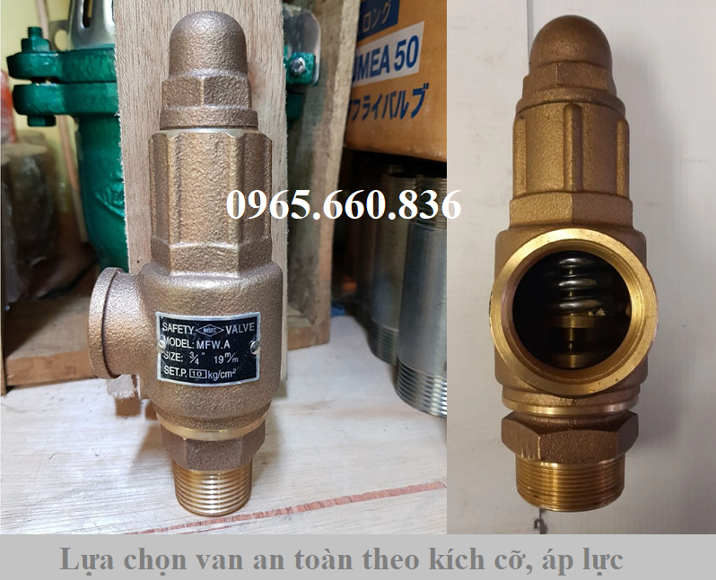 cách lựa chọn van an toàn