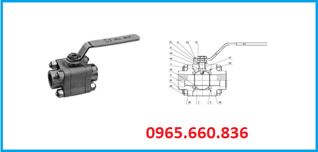 Cấu tạo van bi áp lực cao