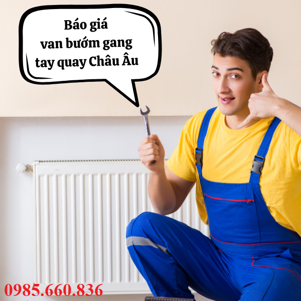 B&aacute;o gi&aacute; van bướm gang tay quay Ch&acirc;u &Acirc;u ch&iacute;nh h&atilde;ng, gi&aacute; tốt