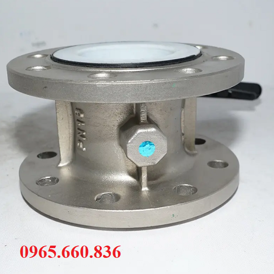 báo giá van bướm inox nối bích tay gạt D41F4-10P/16P