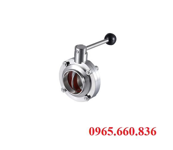 giới thiệu van bướm vi sinh nối h&agrave;n D61F