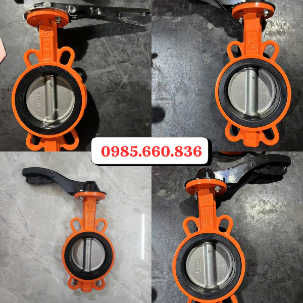 Ứng dụng van bướm gang tay gạt Châu Âu