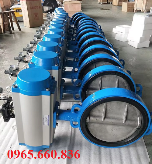 ứng dụng van bướm khí nén D671X-10/16Q