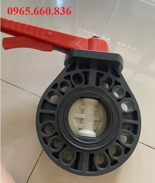 hình ảnh thực tế van bướm nhựa D371X-10S