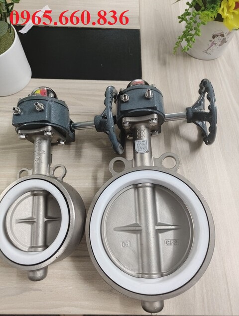 ứng dụng van bướm inox tay quay D371F4-10P/16P