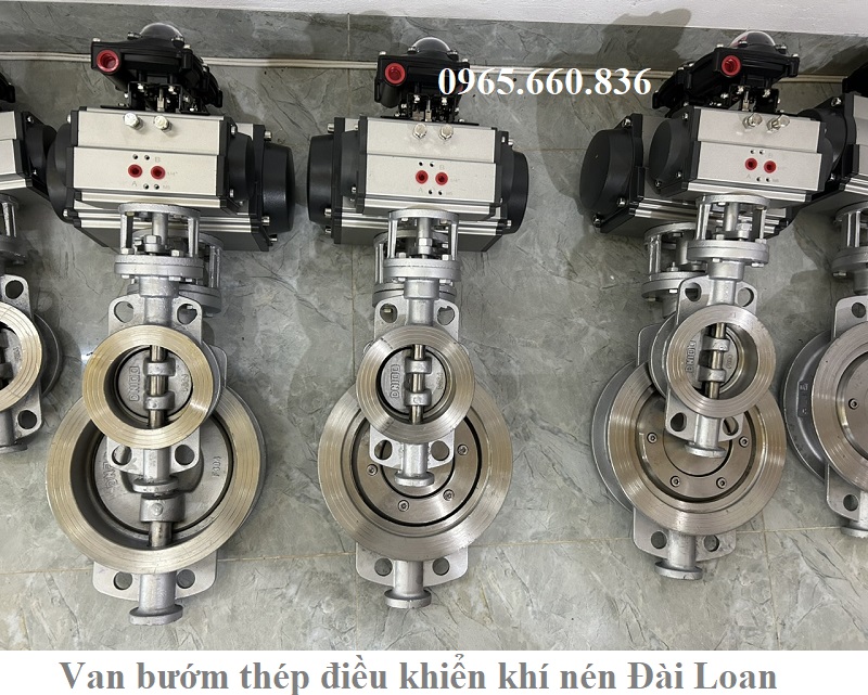 van bướm thép điều khiển khí nén đài loan là gì