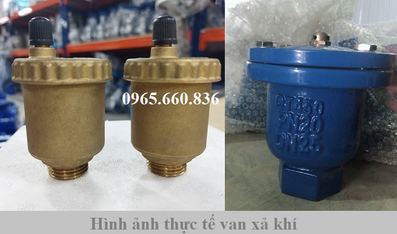 h&igrave;nh ảnh thực tế van xả kh&iacute;