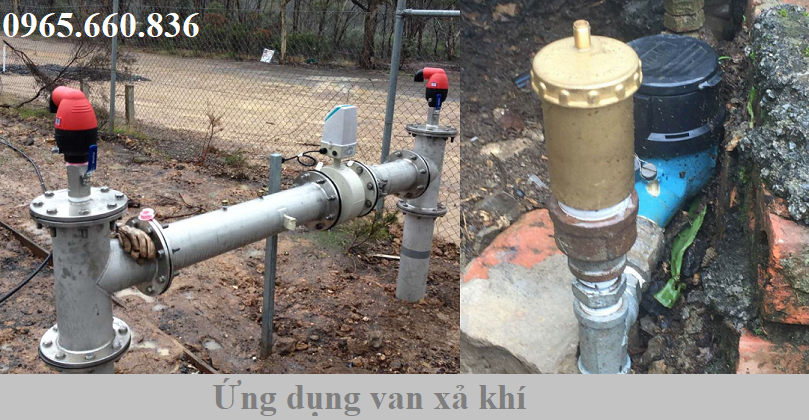 ứng dụng van xả kh&iacute;