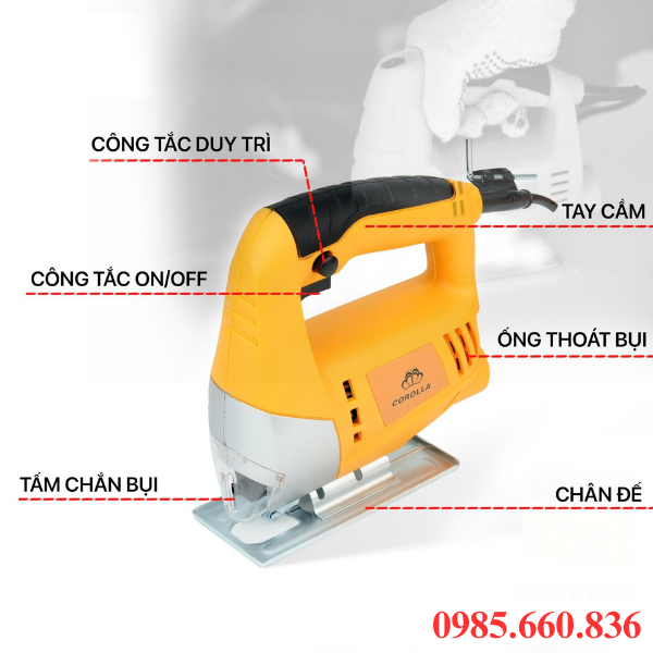 Cấu tạo của máy cưa lọng