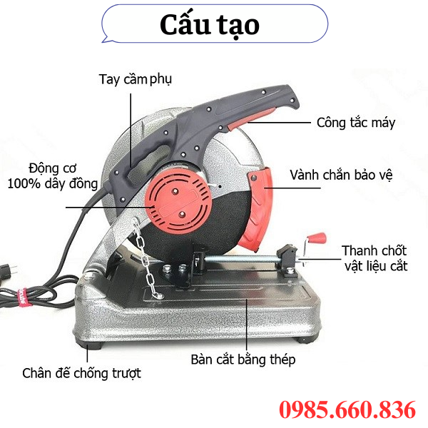 Cấu tạo máy cắt sắt