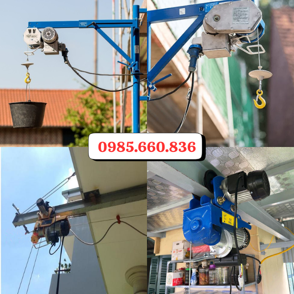 Ứng dụng thực tế của m&aacute;y tời điện treo