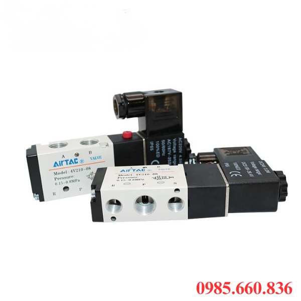 Cấu tạo, nguyên lý hoạt động van điện từ khí nén 4V210-08