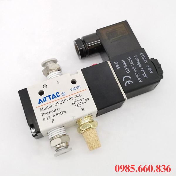 Đặc điểm nổi bật van điện từ khí nén 3V210-08