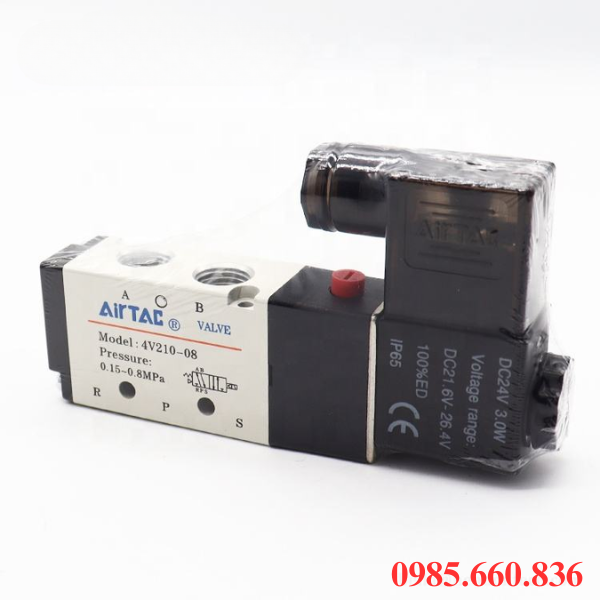 Địa chỉ cung cấp van điện từ khí nén 4V210-08 chính hãng
