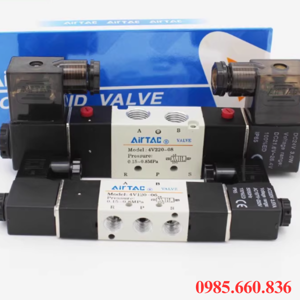 Hướng dẫn bảo dưỡng, bảo trì van điện từ khí nén 4V220-08