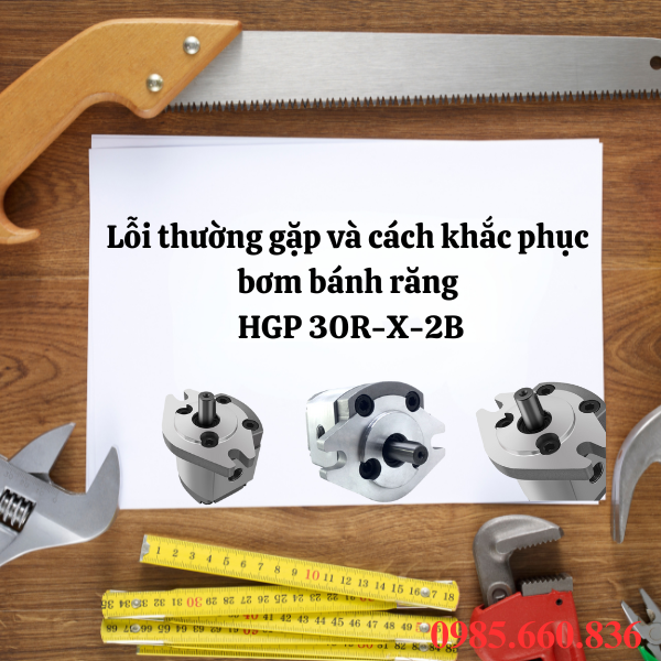 Lỗi thường gặp và cách khắc phục bơm bánh răng HGP 30R-X-2B