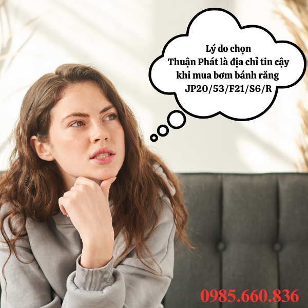 Lý do chọn Thuận Phát là đại chỉ tin cậy khi mua bơm bánh răng JP20/53/F21/S6/R