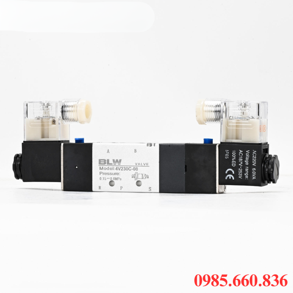 Nguyên lý hoạt động van điện từ khí nén 4V230-08