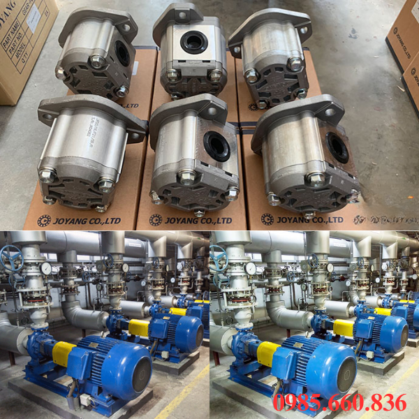 Ứng dụng bơm bánh răng JP20/53/F21/S6/R