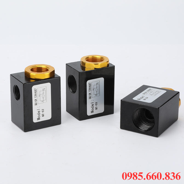 Ứng dụng van xả khí nhanh khí nén QE