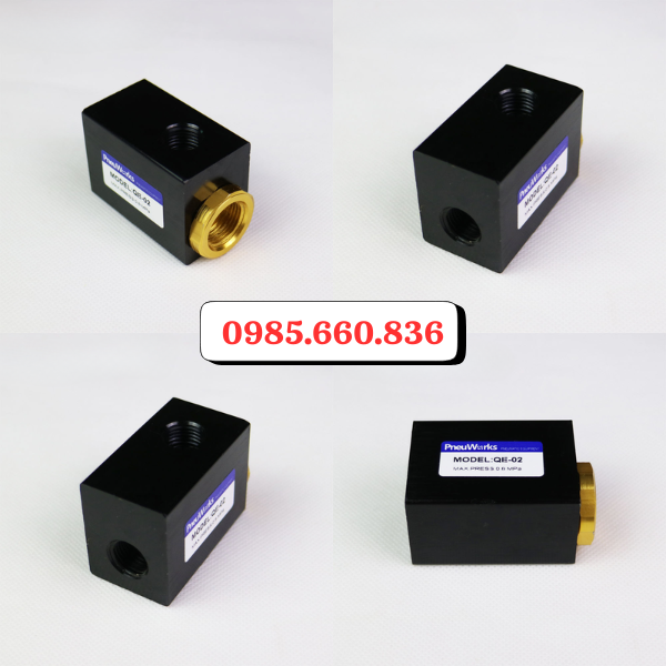 Ưu điểm nổi bật của van xả khí nhanh khí nén QE