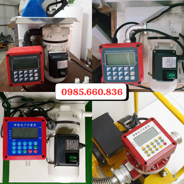 Ứng dụng đồng hồ đo xăng dầu số điện tử 1/2' 1-30 l&iacute;t/ph&uacute;t