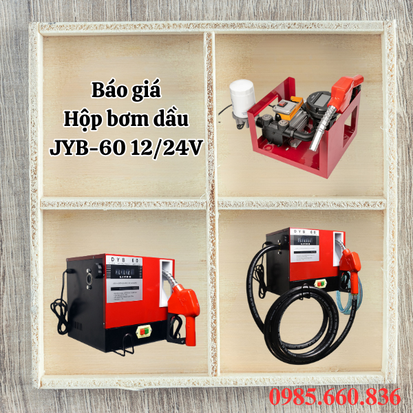 Báo giá hộp bơm dầu JYB-60 12/24V chính hãng tại Thuận Phát