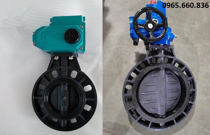 van bướm nhựa điều khiển điện