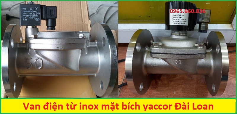 van điện từ mặt bích yaccor đài loan