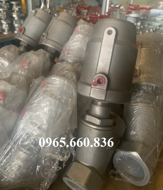 ứng dụng van y xiên điều khiển khí nén đài loan