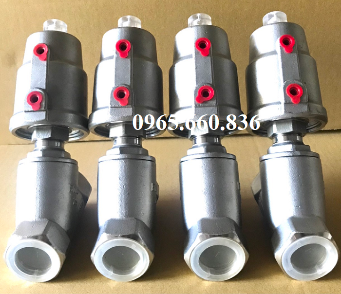 ứng dụng van y xiên điều khiển khí nén nhật bản