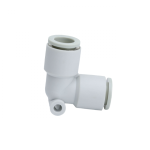 Đầu nối góc vuông PV trắng ống 4, 6, 8, 10, 12 mm