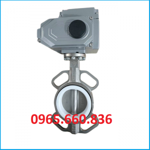 Van bướm inox điều khiển điện Đài Loan