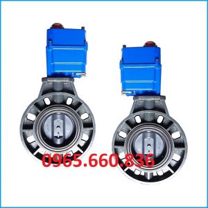 Van bướm nhựa điều khiển điện Hàn Quốc