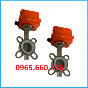 Van bướm inox điều khiển điện Trung Quốc