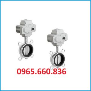 Van bướm inox điều khiển điện Nhật Bản