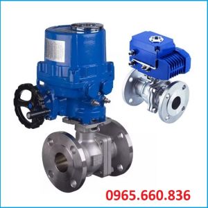 Van bi điều khiển điện lắp mặt bích