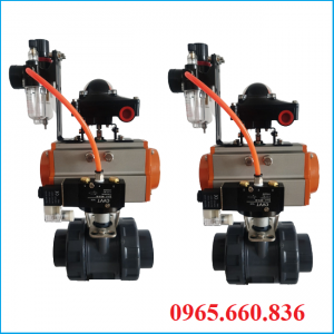 Van bi nhựa điều khiển khí nén Hàn Quốc