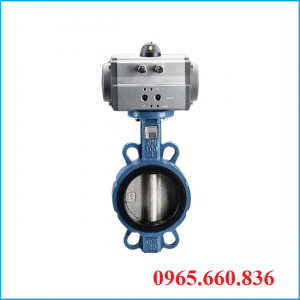 Van bướm điều khiển khí nén tác động kép