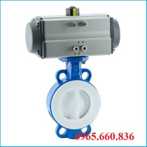 Van bướm hơi nóng điều khiển khí nén