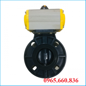 Van bướm nhựa điều khiển khí nén Hàn Quốc