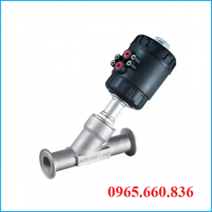 Van y xiên điều khiển khí nén Clamp