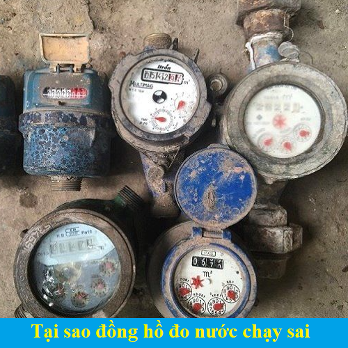 Tại sao đồng hồ nước chạy sai?