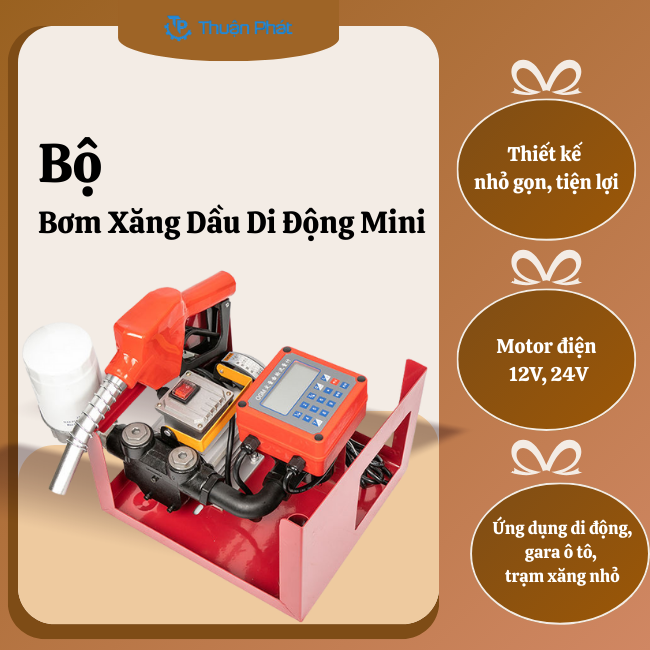 Bộ Bơm Xăng Dầu Di Động Mini